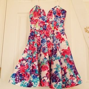 B Darlin Floral Dress